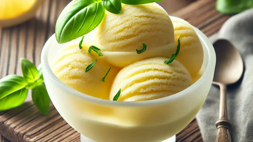sorbet citron basilic novascope